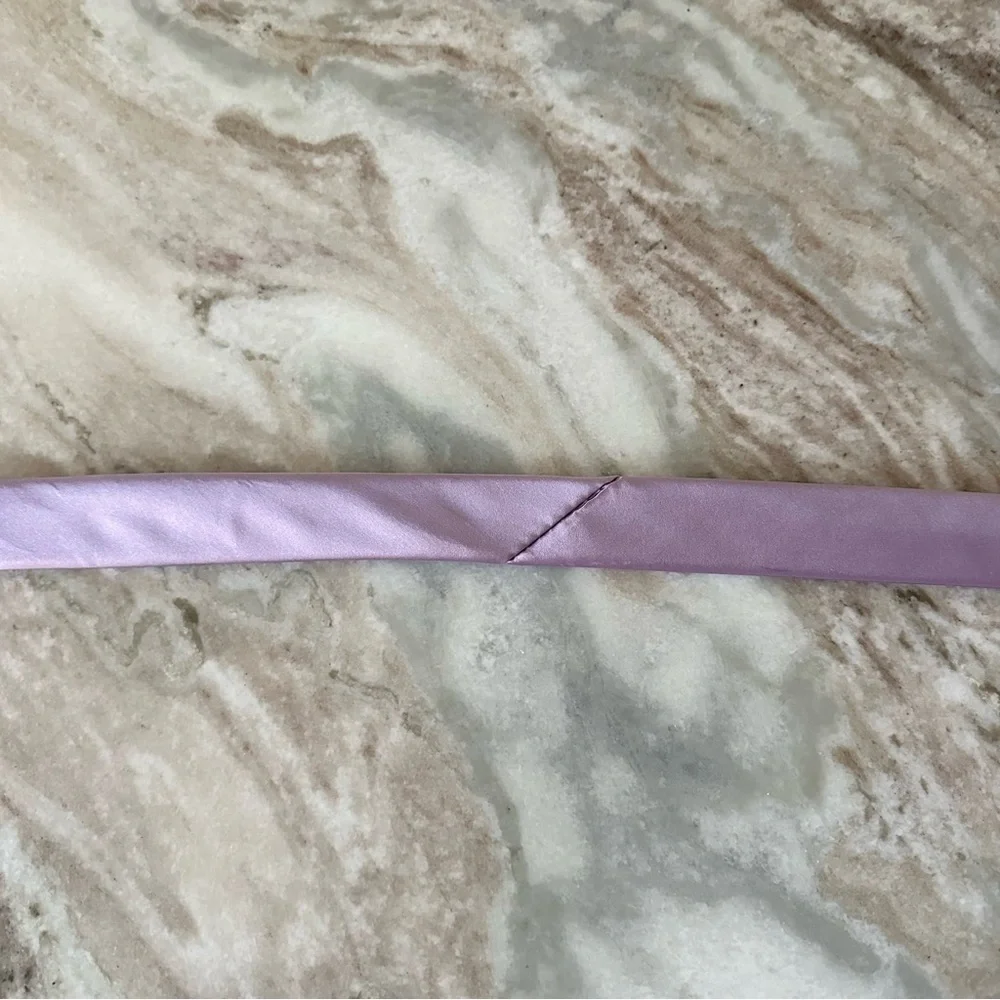 100% Silk Lilac Purple Dress Tie  - Formal Homecoming Wedding Guest